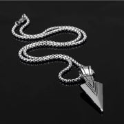 Fashion Punk Trending Hip Hop Spearpoint Arrowhead Cross Crucifix Crown Handmade Crystal Cuban Iced Out Bling Sparkle American Diamond Pendant Cubic Zirconia Necklace with Chain Gift Jewelry for Men and Women