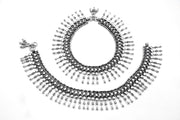 Dhaurvi 925 Silver Anklet With Oxidized Polish 0020
