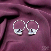 Pure Silver Earrings | 925 Silver Earrings | Silver Earrings | Oxidised Silver Earrings | Oxidised Jewellery