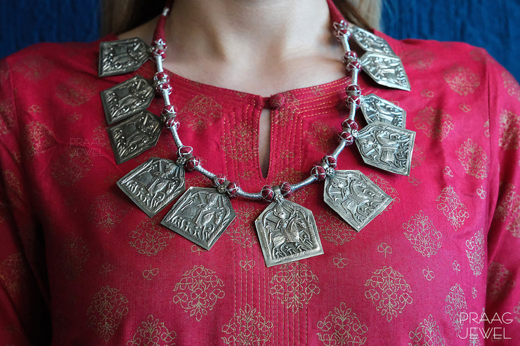 Necklace In Antique Silver